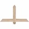 Ekena Millwork Eugene Smooth Timber Gable Bracket, Douglas Fir, 36"W x 21"H x 3 1/2"D x 3 1/2"F, 14/12 Pitch GBW036X21X0404EUG00SDF - alternate 1